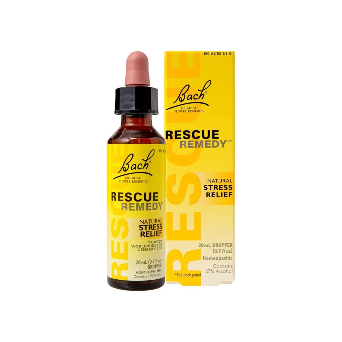 Bach Flower Remedies Rescue Remedy Natural Stress Relief For Pets - Image 2