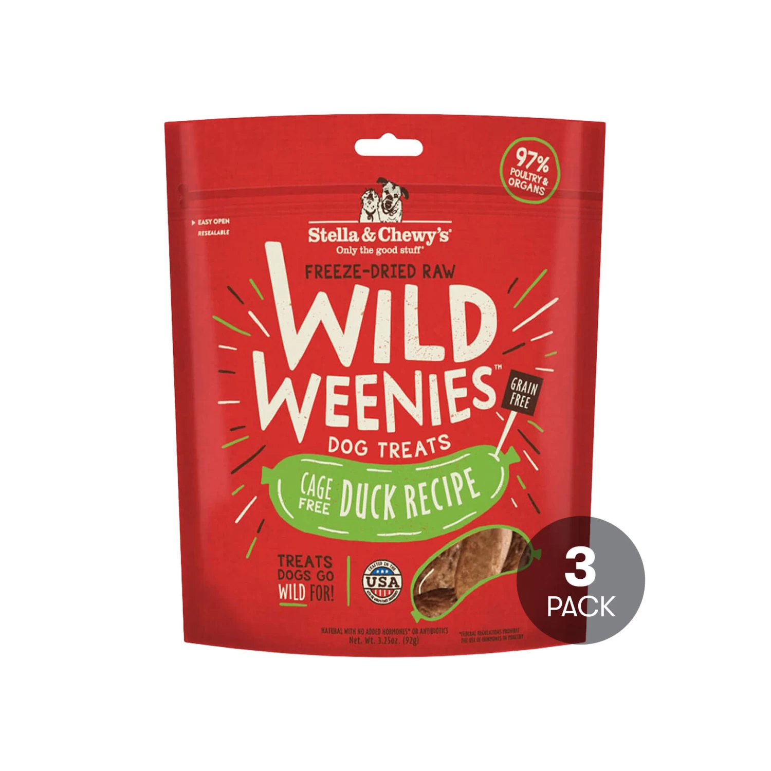 Stella & Chewy's Wild Weenies Raw Freeze-Dried Dog Treats - Image 17