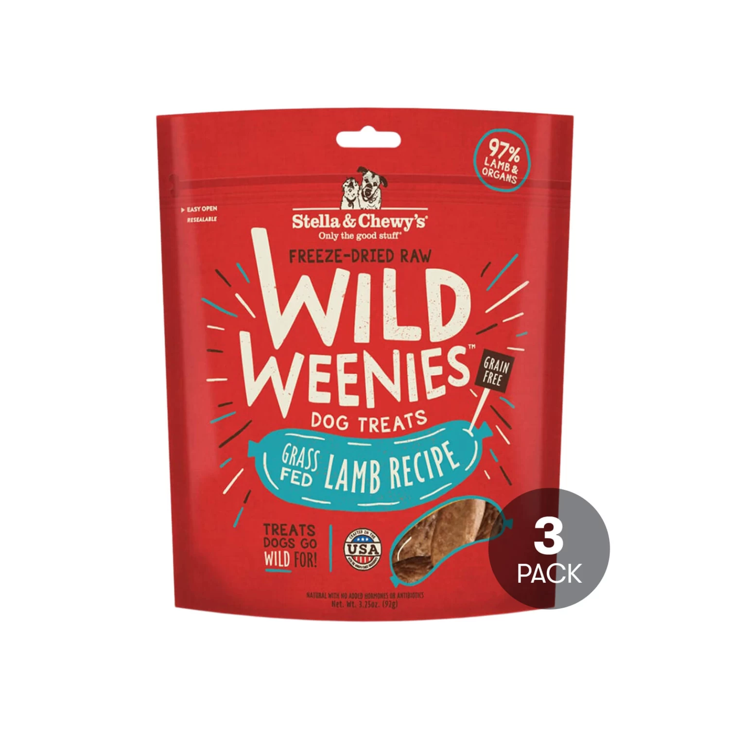 Stella & Chewy's Wild Weenies Raw Freeze-Dried Dog Treats - Image 4
