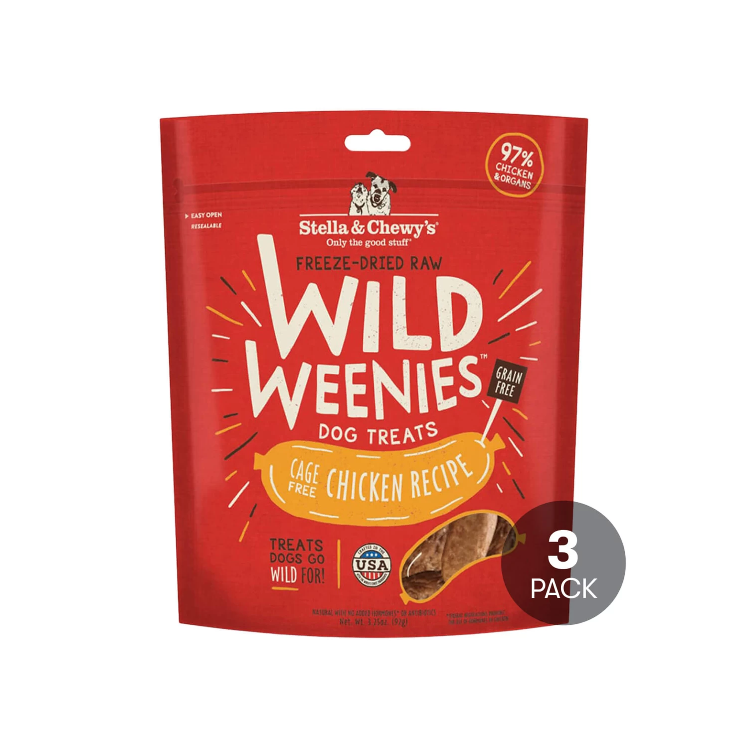Stella & Chewy's Wild Weenies Raw Freeze-Dried Dog Treats - Image 12