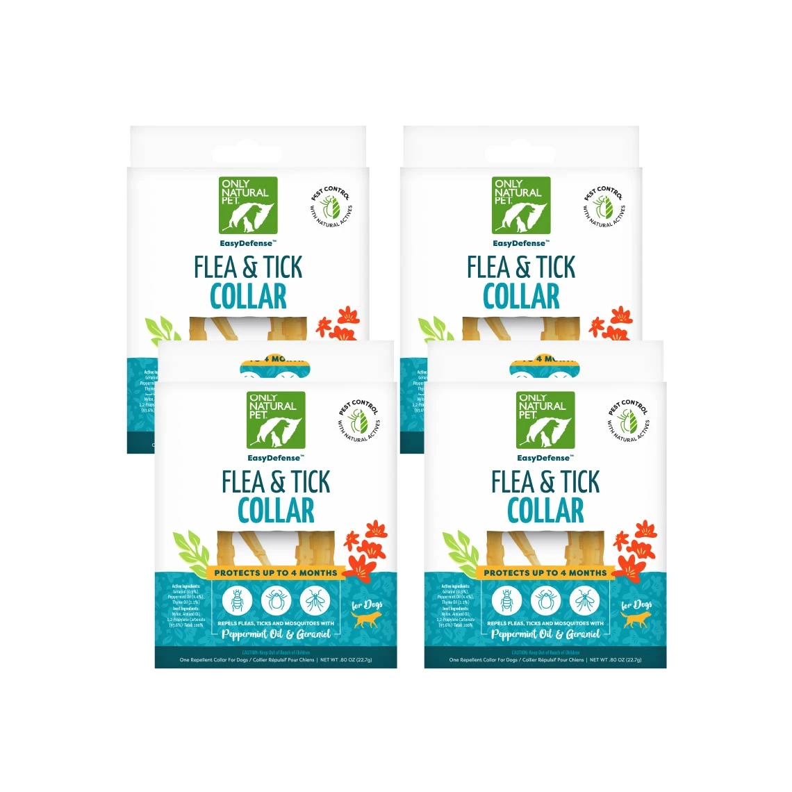Only Natural Pet EasyDefense Flea & Tick Dog Collar Multi Pack - Image 2
