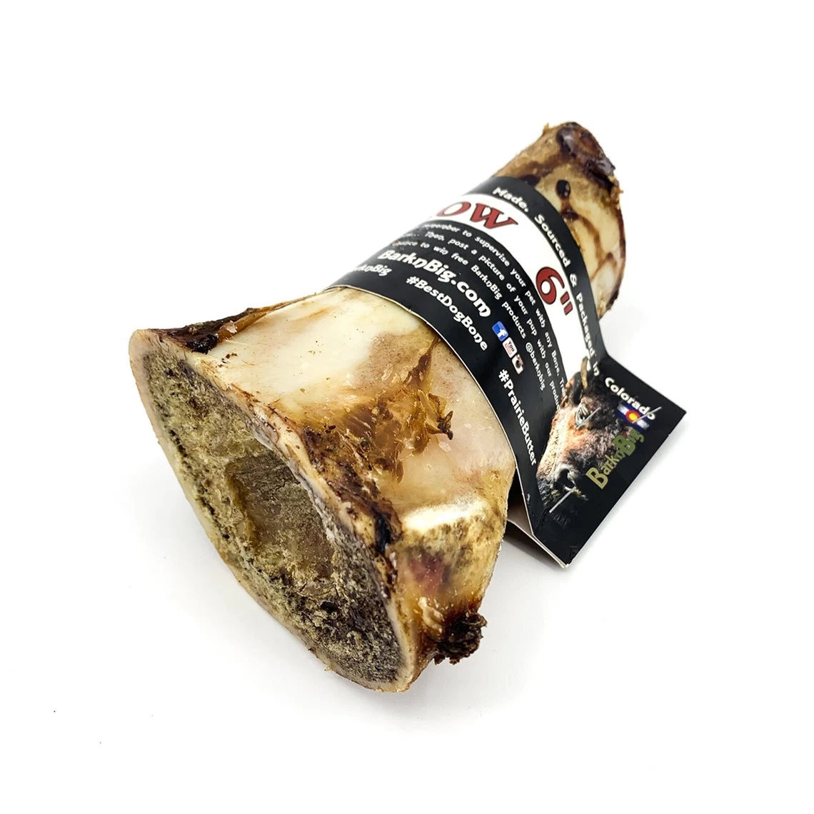 BarkNBig Bison Marrow Bone Dog Chew - Image 2