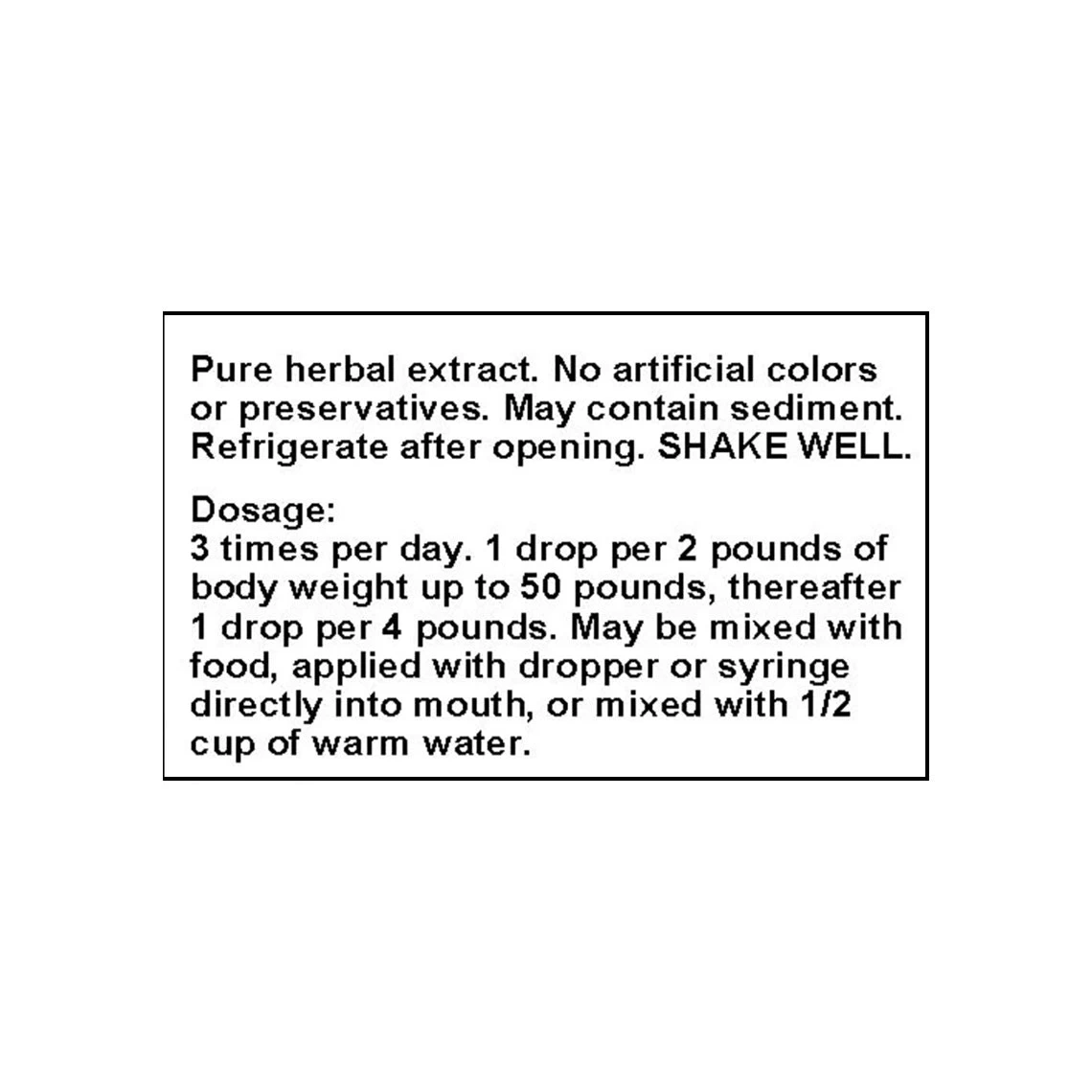 Only Natural Pet Daily Vita-Mineral Herbal Liquid Formula Trace Minerals For Dogs & Cats - Image 4