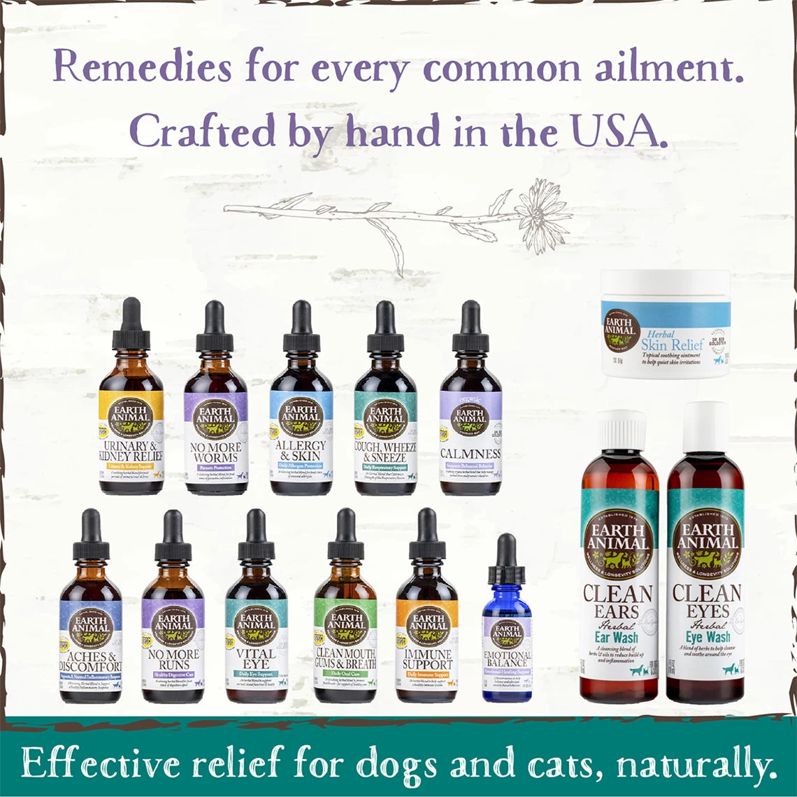 Earth Animal Herbal Topical Remedies Clean Ears Wash For Dogs - Image 4