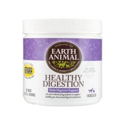 Earth Animal Healthy Digestion Nutritional Supplement Powder For Cats & Dogs