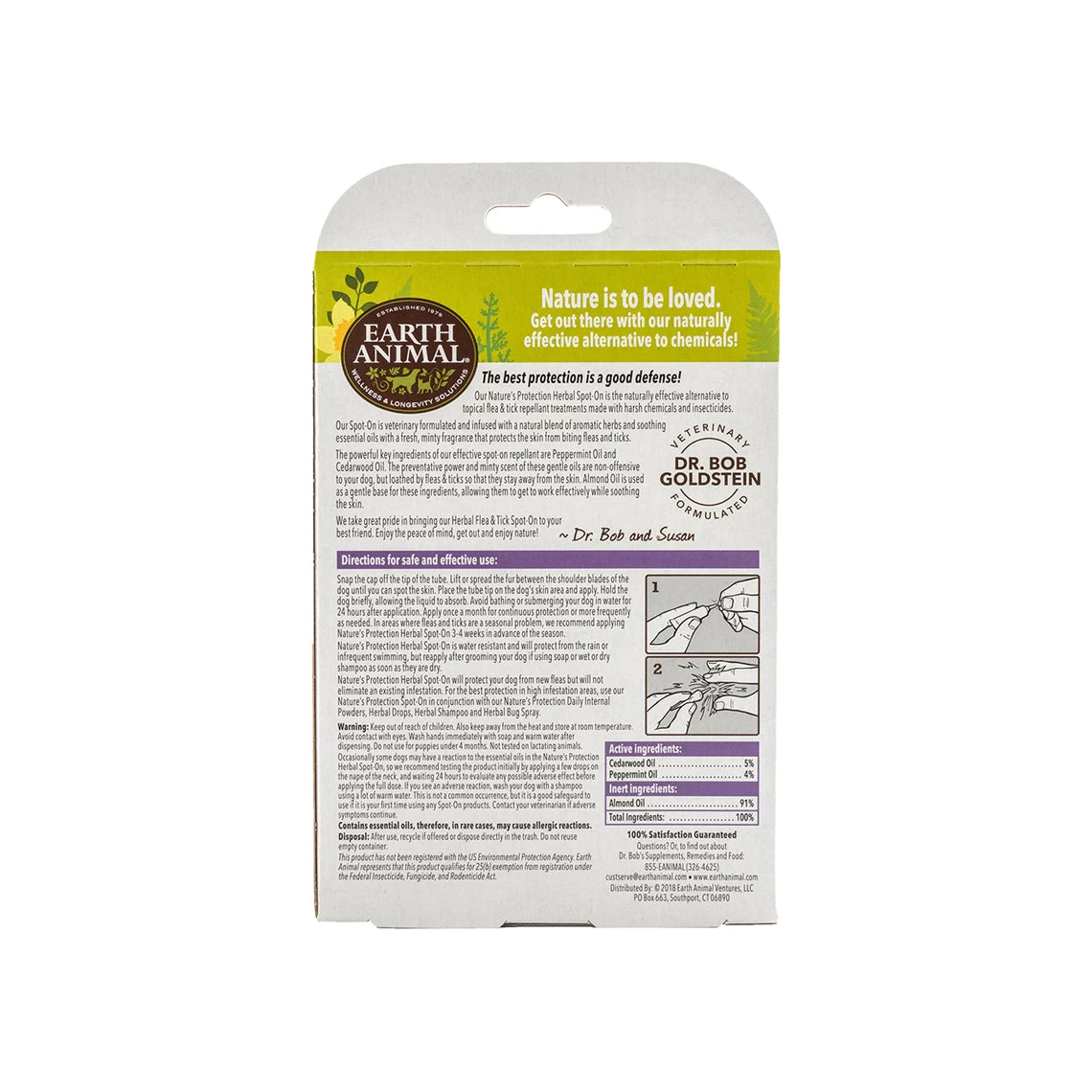 Earth Animal Nature's Protection Flea & Tick Spot On For Dogs - Image 12