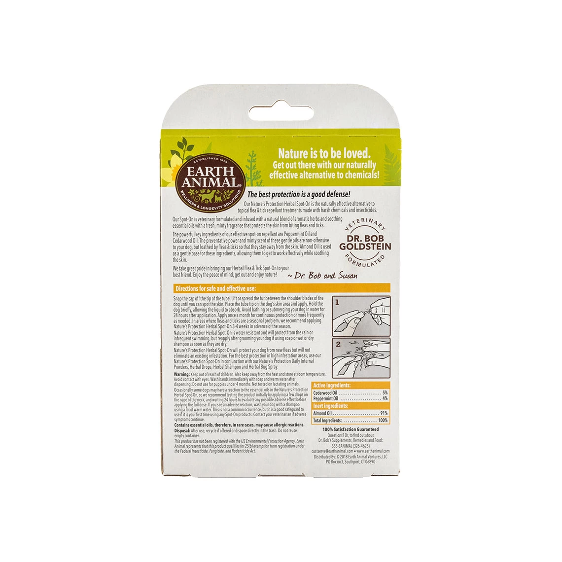 Earth Animal Nature's Protection Flea & Tick Spot On For Dogs - Image 2