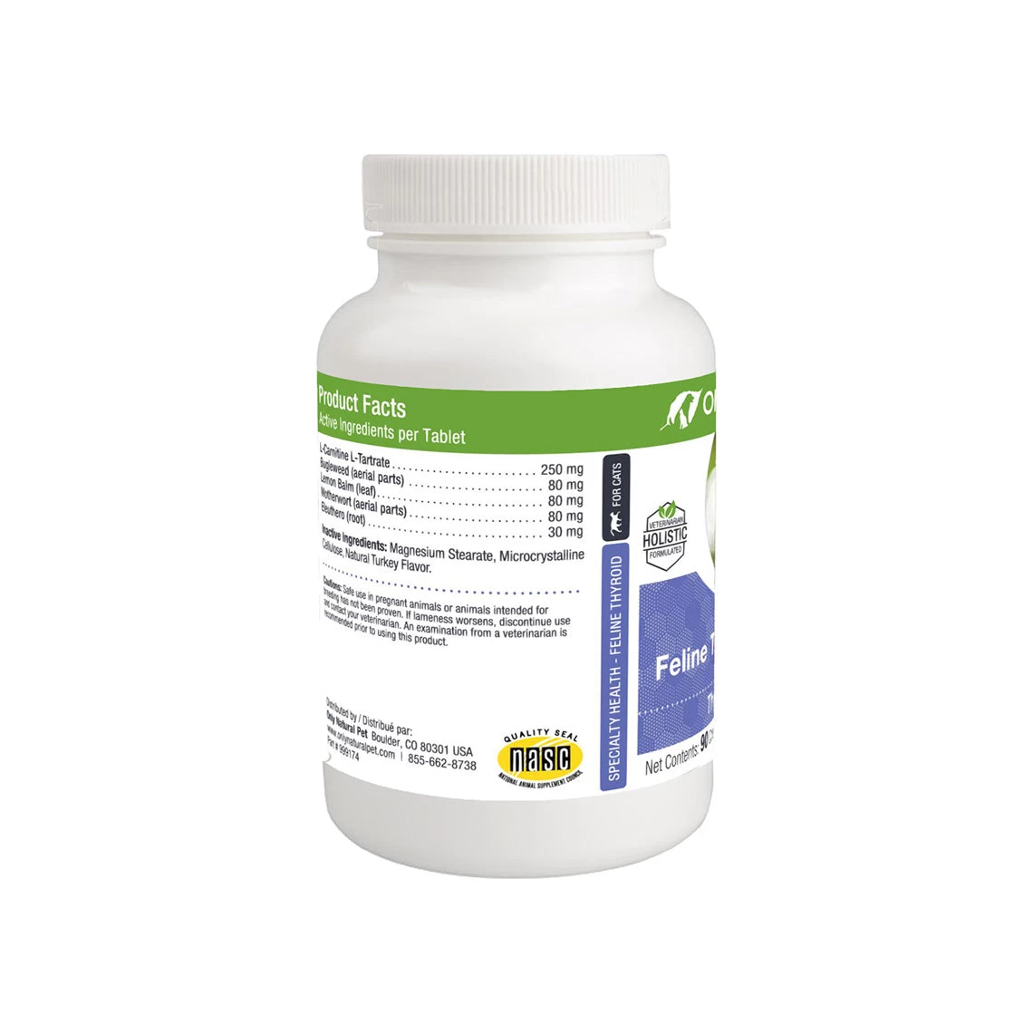 Only Natural Pet Feline Thyroid Wellness Support Supplement For Cats - Image 2