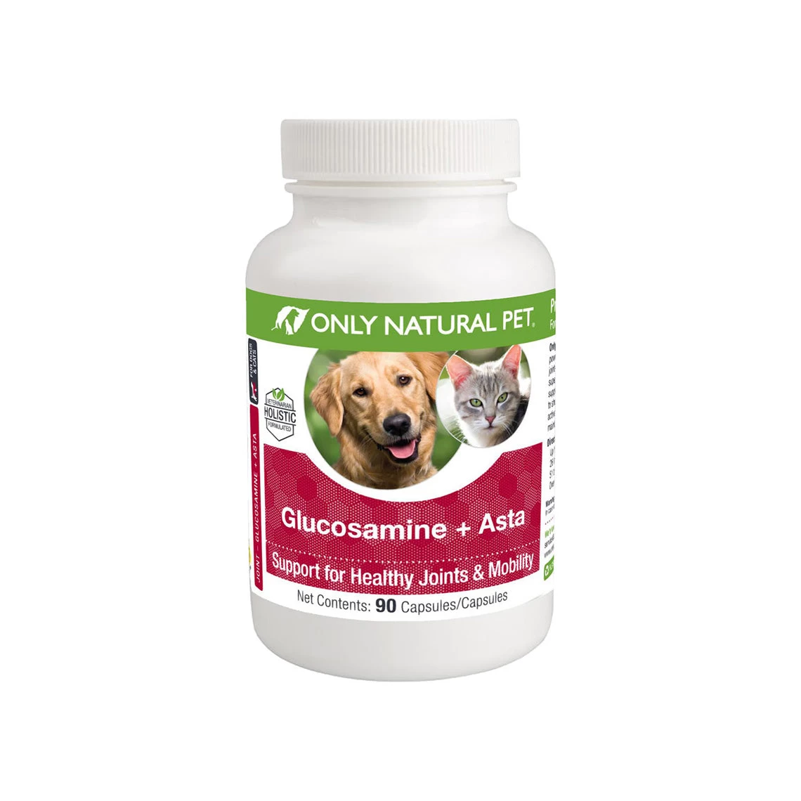 Only Natural Pet Glucosamine + Asta Joint Supplement For Dogs & Cats
