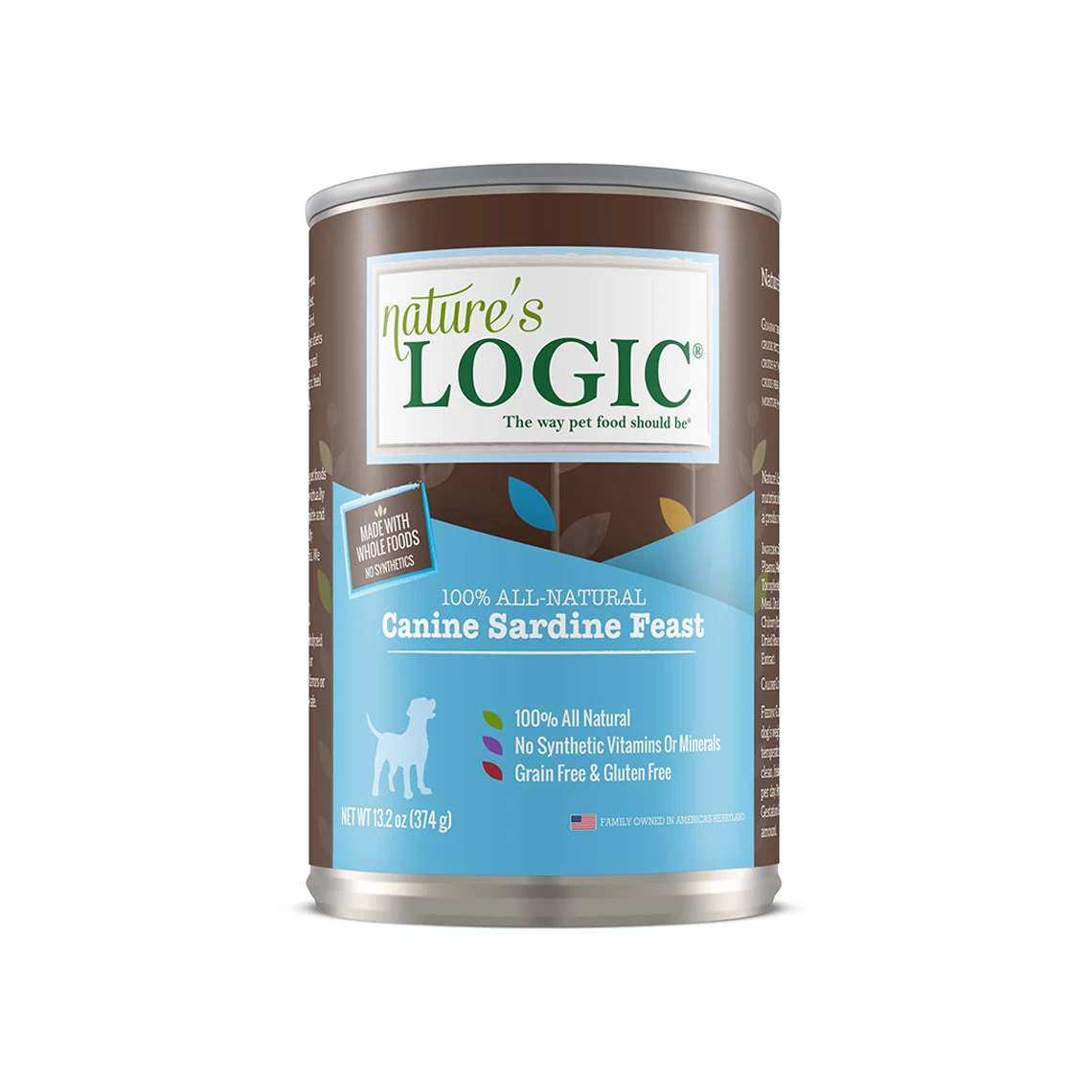 Nature's Logic Canine Sardine Feast 13.2 Oz Canned Wet Food For Dogs