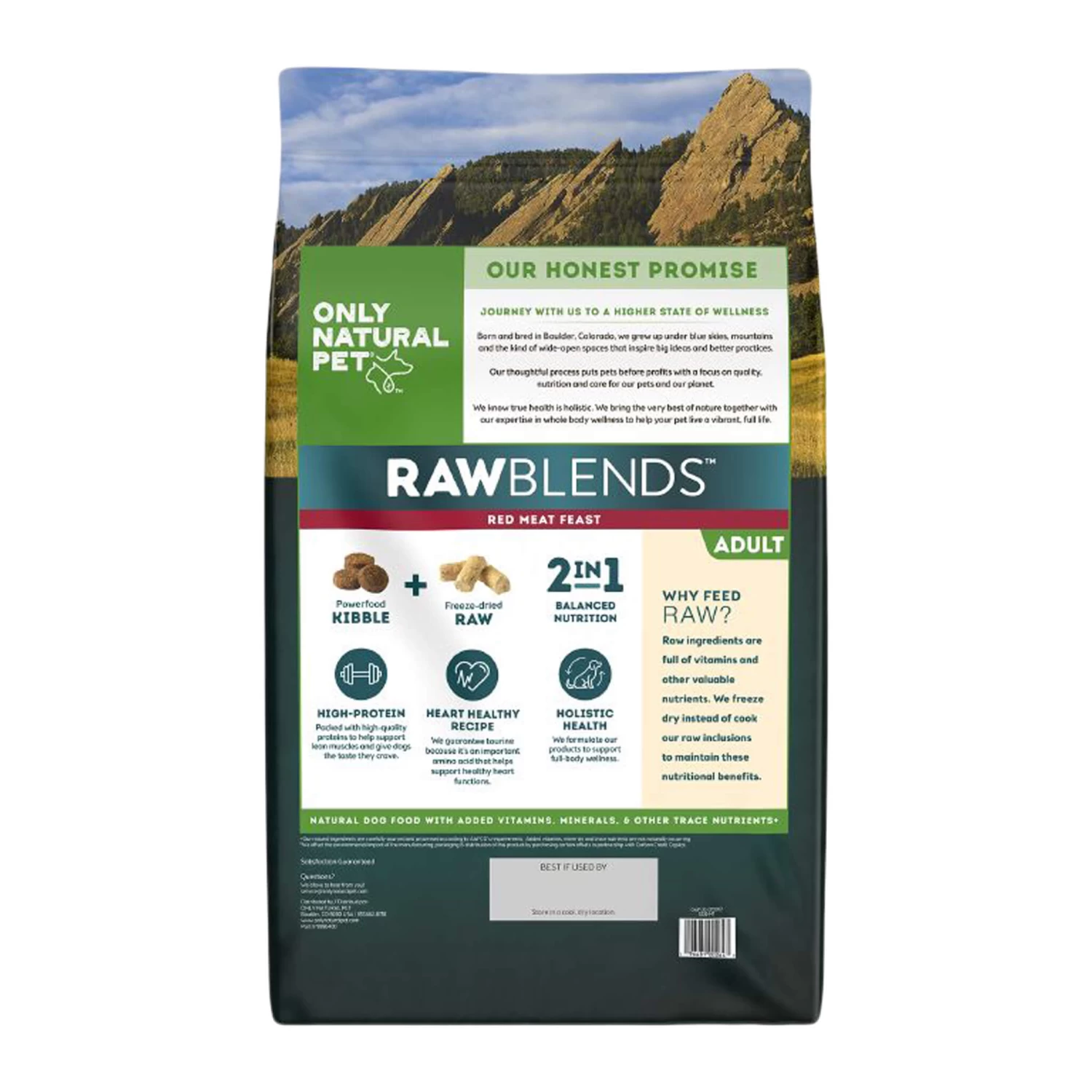 Only Natural Pet Raw Blends Red Meat Feast Raw Grain Free Dog Food - Image 5