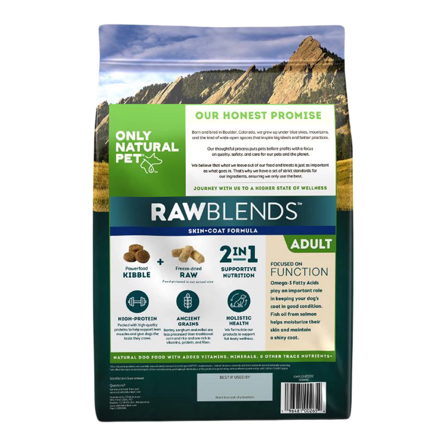 Only Natural Pet Raw Blends Skin And Coat Dog Food - Image 3