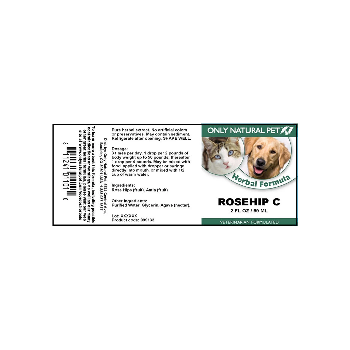 Only Natural Pet Rosehip C Herbal Formula - Image 6