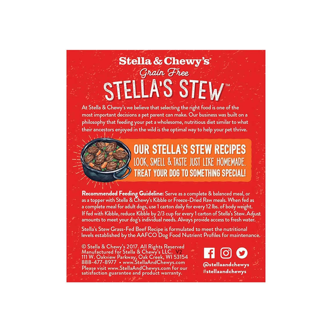 Stella & Chewy's Stew Wet Food For Dogs Case Of 12 - Image 2