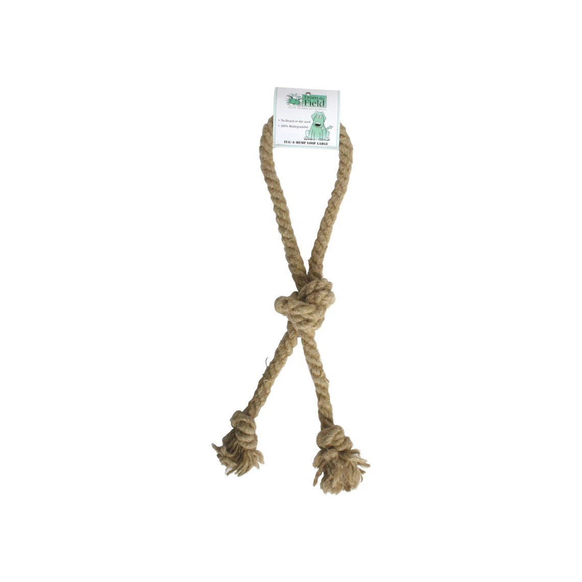 From The Field Tug-A-Loop Natural Dog Toy Large
