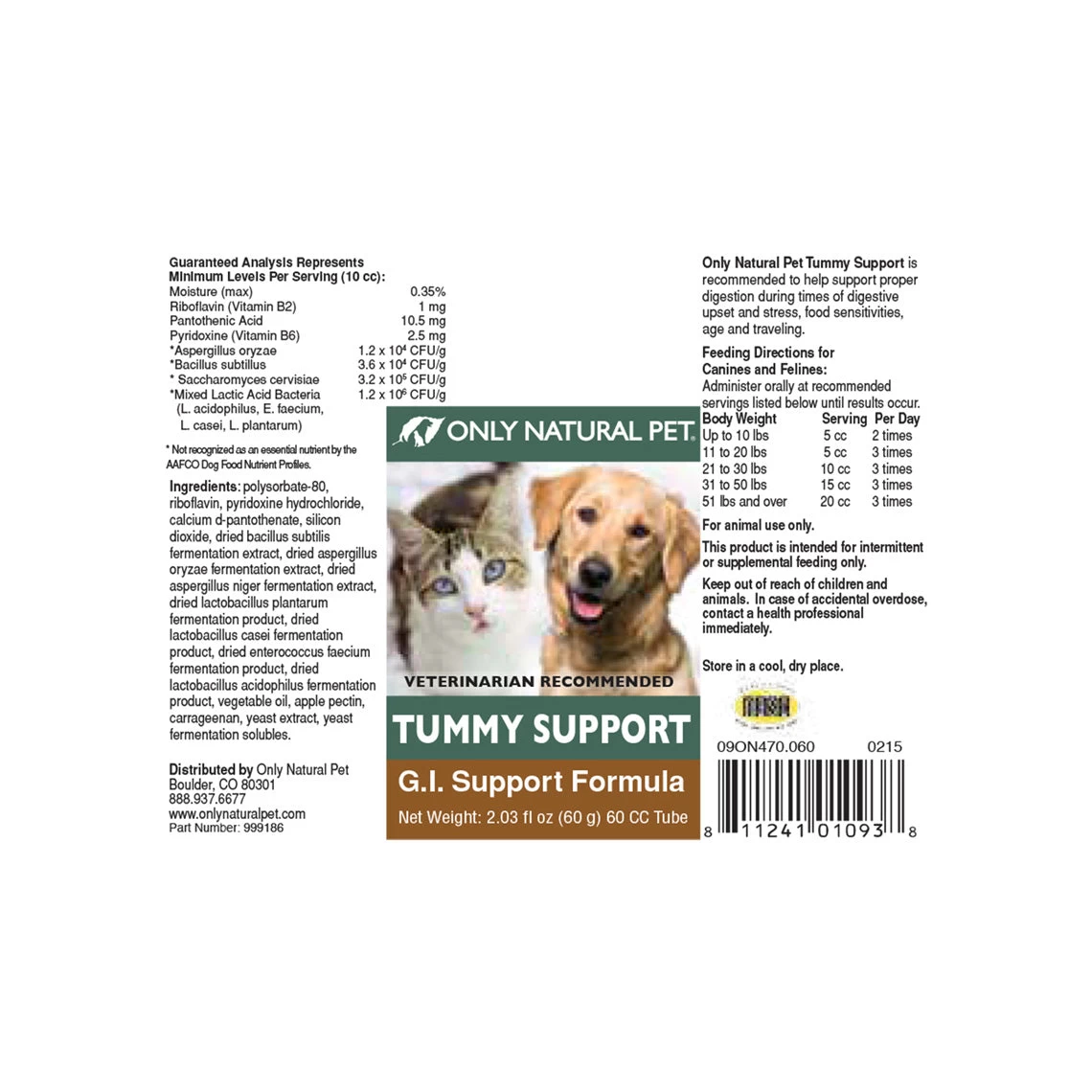 Only Natural Pet Tummy Support Upset Stomach Remedy For Dogs & Cats - Image 5