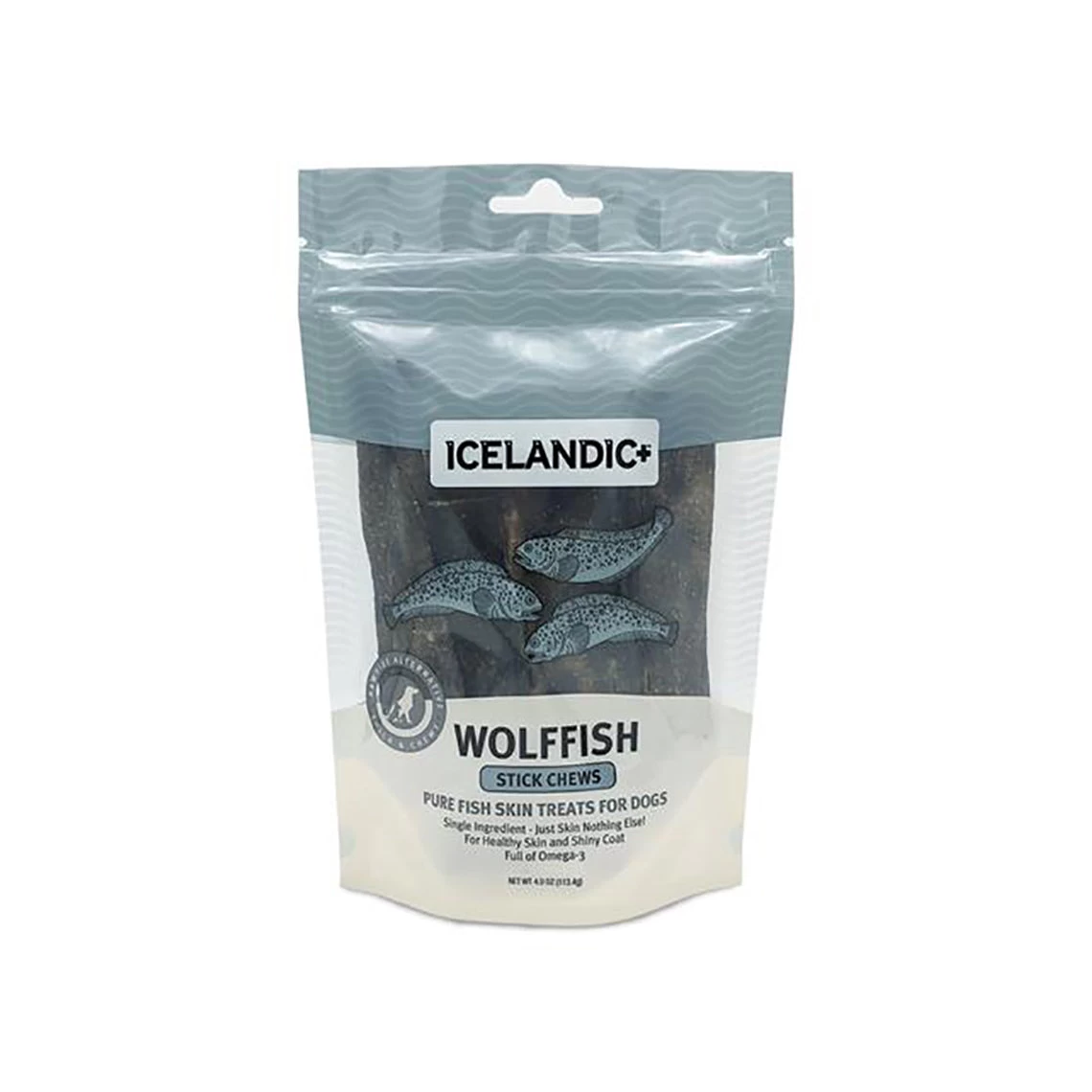 Icelandic+ Single Ingredient Wolffish Chews For Dogs