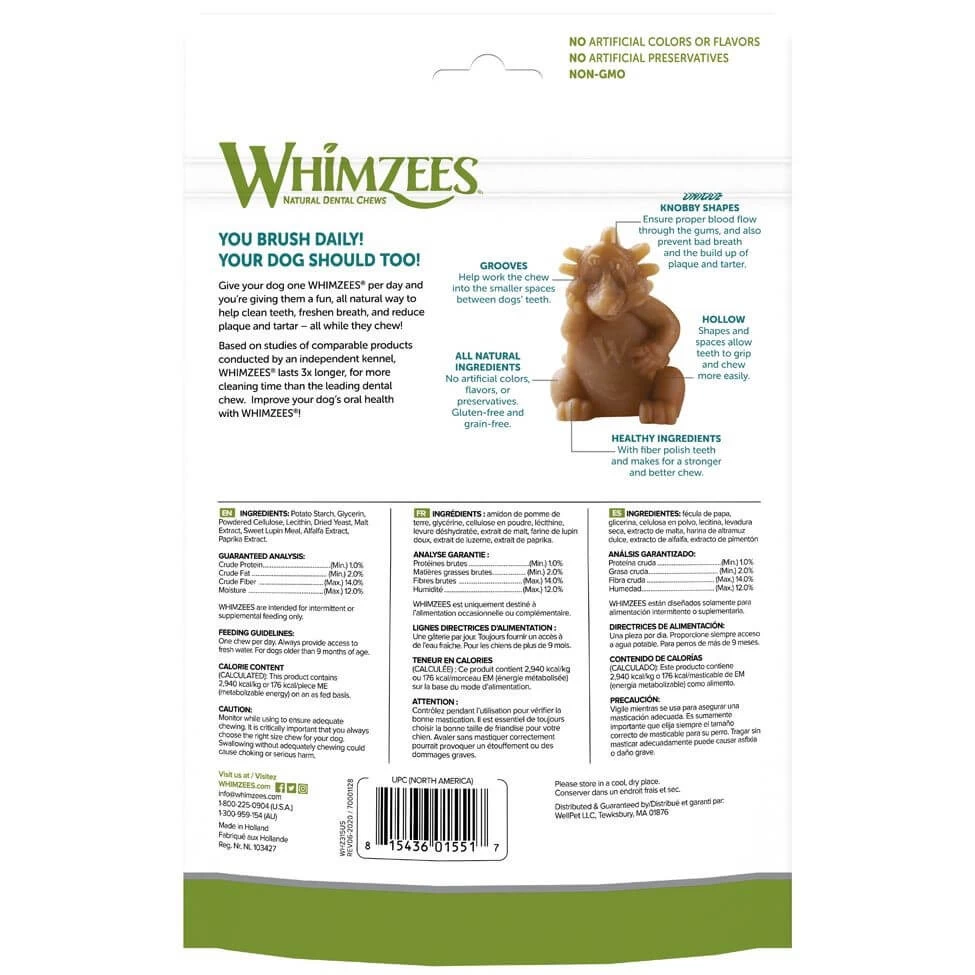 Whimzees Vegetarian Dental Chews For Dogs - Image 16